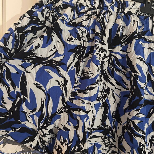 Maaji romper shorts new, size L, white and blue