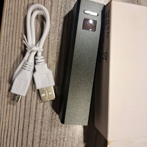 Power bank new, capacity 2600 mAh, unused