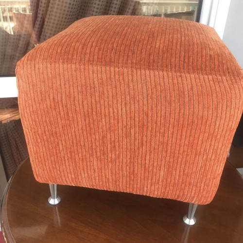 Corduroy stool handmade, like new