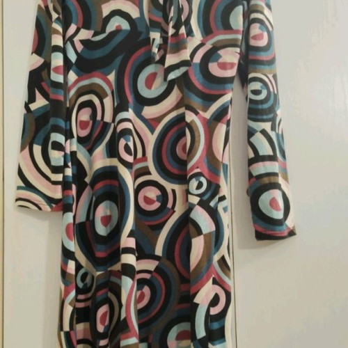 Midi dress used, multicolored, size XL