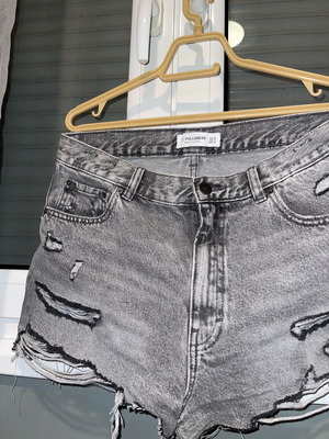 Τζιν σορτς Pull & Bear γκρι, σαν καινούργιο, μέγεθος XL