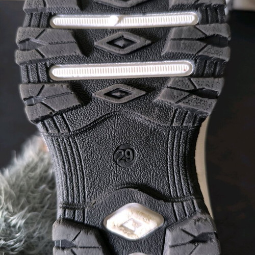 Children's snow boots size 29 like new, blue