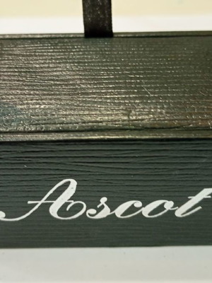 Ascot cufflinks new, silver stainless steel