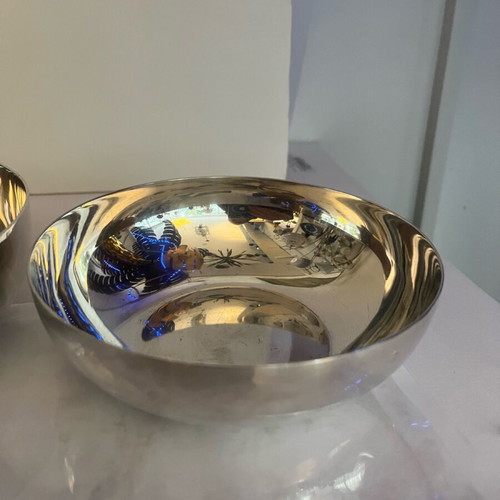Christofle two bowls from 1960-70 used, 14cm and 12cm