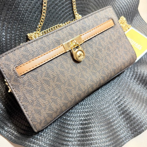 Michael Kors crossbody bag like new, brown and gold