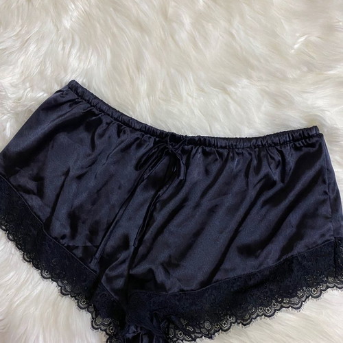 La Senza Babydoll satin pajamas new, black, size M