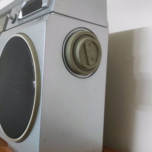Sharp GF-565 Boombox radio cassette player used, non-functional