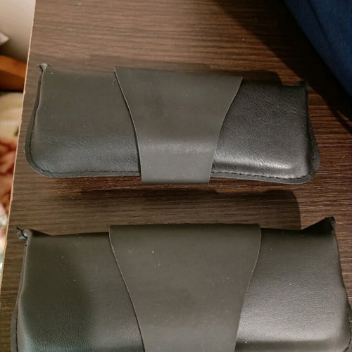 Mati-mati eyeglass cases for myopia or presbyopia new, pack of 2, black