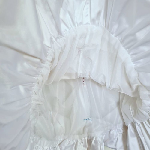 Strapless short dress white like new, size 1