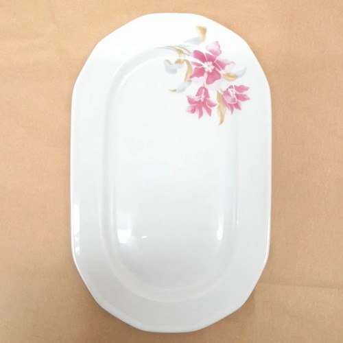 Lubiana porcelain serving platters set of 8, 23.5cm x 14.5cm, new