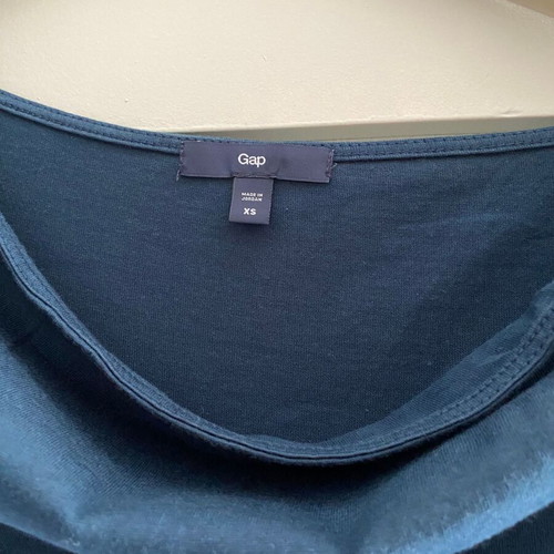 Gap three-quarter sleeve shirt like new, petrol color, size XS