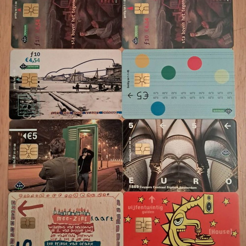 Dutch phone cards used, lot of 48 different