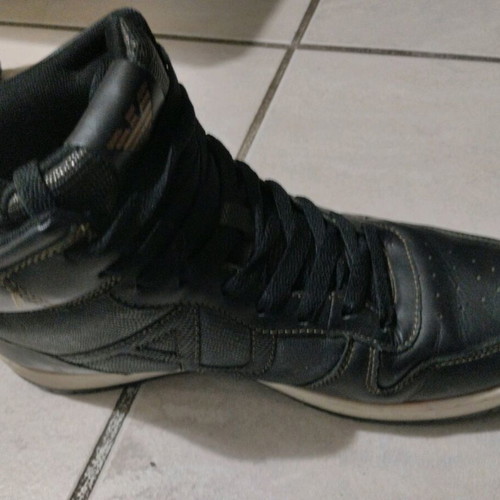 Emporio Armani leather boots size 44 like new