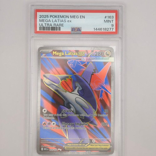 Pokemon Mega Latias ex PSA 9 new