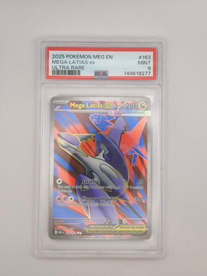 Pokemon Mega Latias ex PSA 9 new
