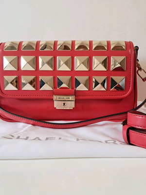 Michael Kors handbag new, red, 100% leather