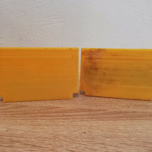 Dandy 8 bit game cartridges used, pack of 2, untested