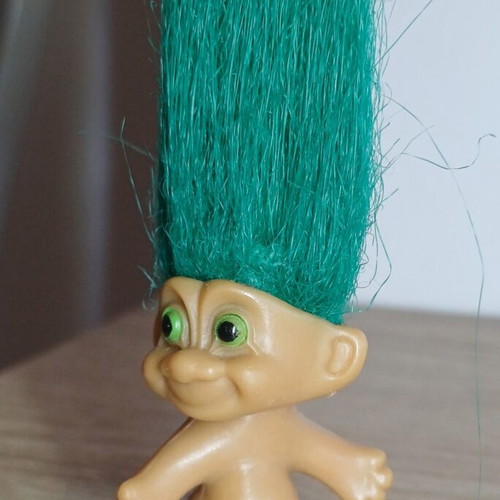 Trolls wish dolls set of 3, 1990, Russ keychain included