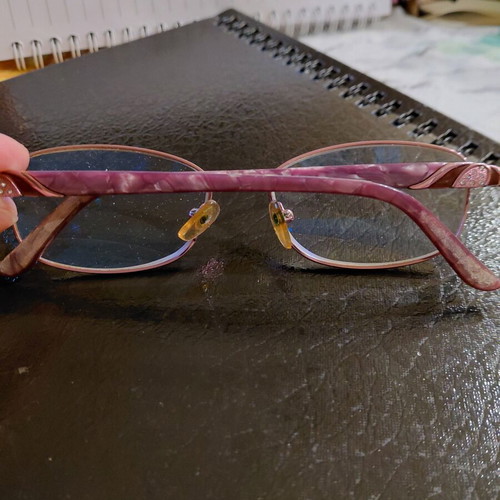 Jill Stuart women's computer glasses new, pink-purple frame