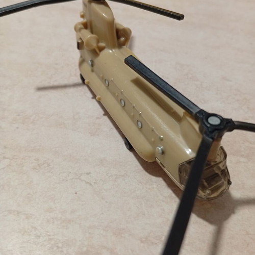 Toy helicopter used, small with two rotors