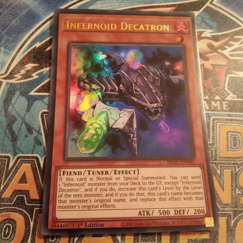 Infernoid Decatron Effect Monster μεταχειρισμένο, Ultra Rare, Yu-Gi-Oh!