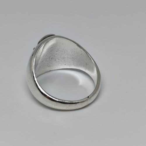 Slytherin Malfoy Harry Potter ring with snake seal silver color like new