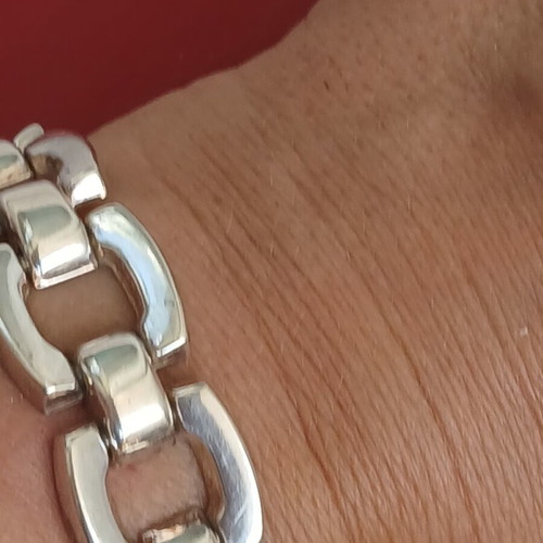 925 silver solid bracelet, 30 grams, 18 cm