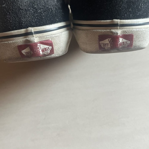 Vans sneakers, black and white, size 39