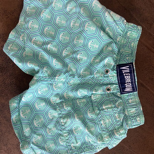 Boys' swim shorts Vilebrequin turquoise used with Sergent Major gift