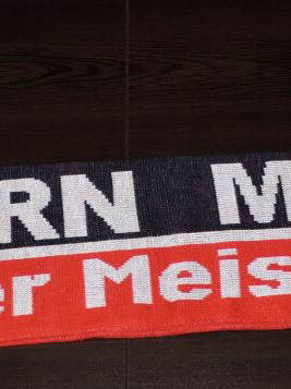 Retro Bayern Munchen Deutscher Meister 2005 scarf like new