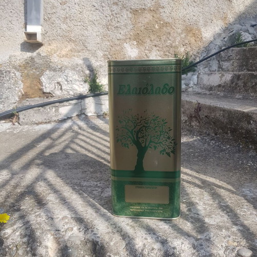 Εξαιρετικό παρθένο ελαιόλαδο Λακωνίας 5L οξύτητας 0.18 καινούργιο