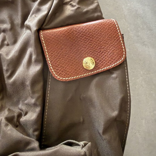Longchamp Le Pliage Néo hobo bag, taupe brown