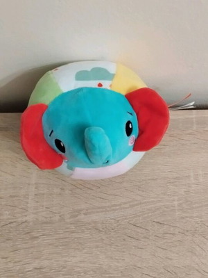 Fisher Price Elephant Fabric Rattle Ball 12cm like new