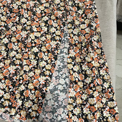 Boho Ditsy Floral Wrap Maxi Dress, multicolor