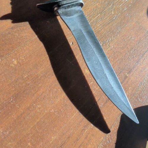 Decorative knife with artistic sheath, new