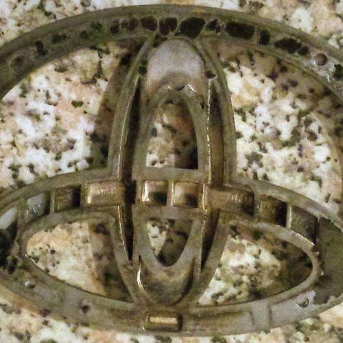 Vintage Toyota car emblem