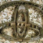 Vintage Toyota car emblem