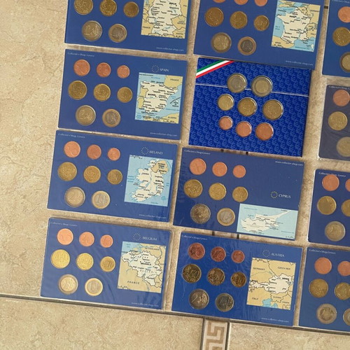 Coins from countries in uncirculated condition