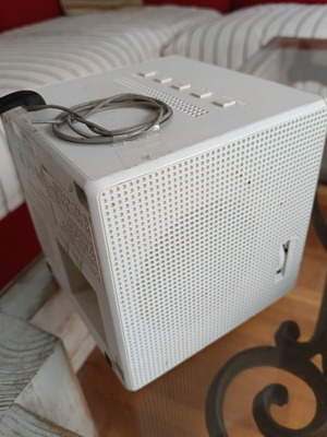 Sony ICF-C1 radio and alarm clock used, white color