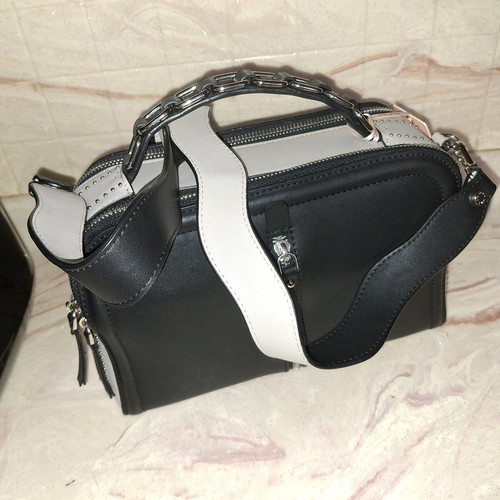 Shoulder bag black and white new
