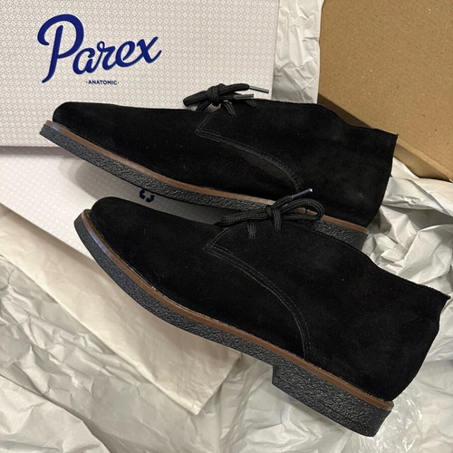 Parex suede women's ankle boots new, black, size 41