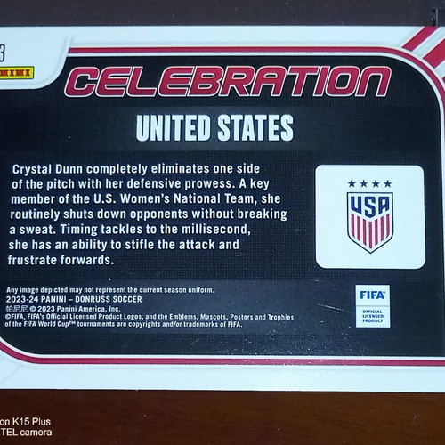 Panini Donruss Soccer Celebration 2023-24 United States (women's) like new