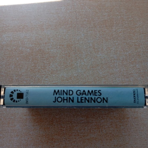 John Lennon Mind Games cassette tape like new, vintage Saudi Arabia bootleg