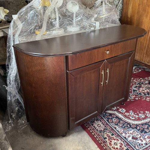 Wooden buffet console semi-circular design like new