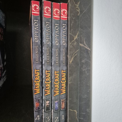 Warcraft Legends manga set volumes 1-4, like new