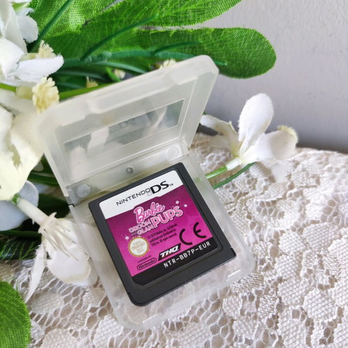 DS Game Barbie Groom and Glam Pups used for Nintendo DS