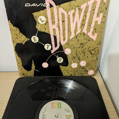 David Bowie Let's Dance 12" vinyl record used, rock
