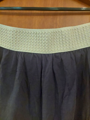 Strapless long cotton dress black like new