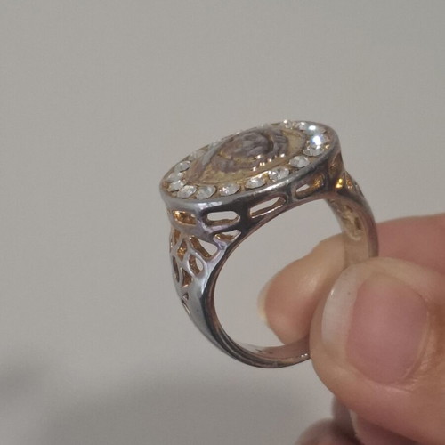 Medusa ring size 59 or 60 used, not gold or silver