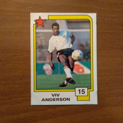 Κάρτα Panini Soccer Superstars 1988 Νο15 Viv Anderson μεταχειρισμένη